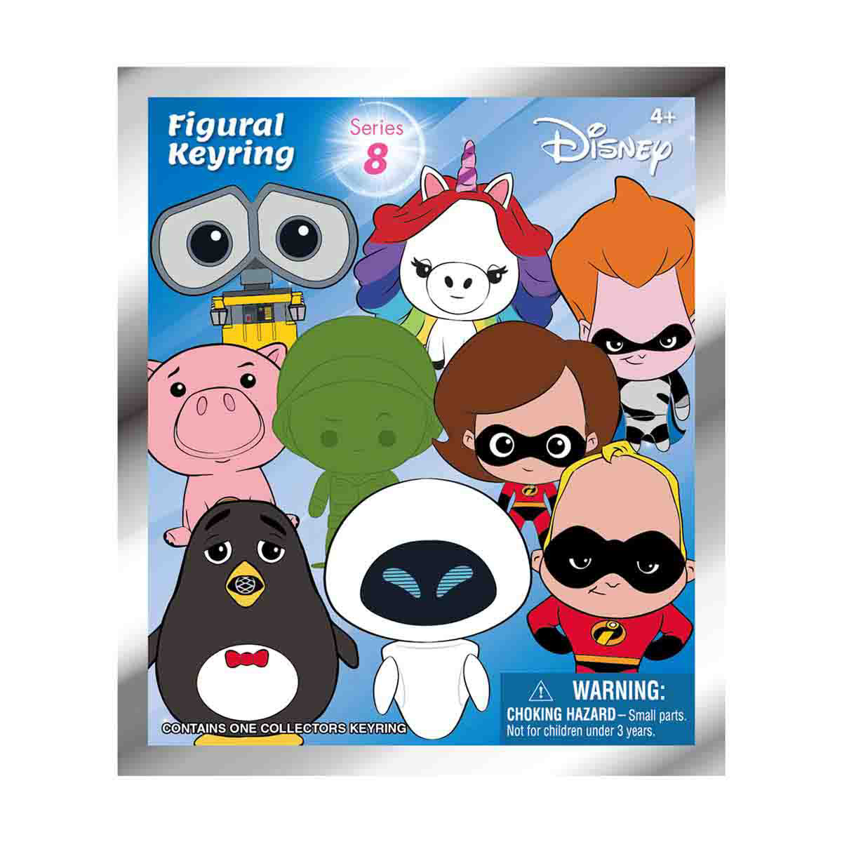 Disney Pixar Series 8 3D Foam Figural Keyring in Blind Bag