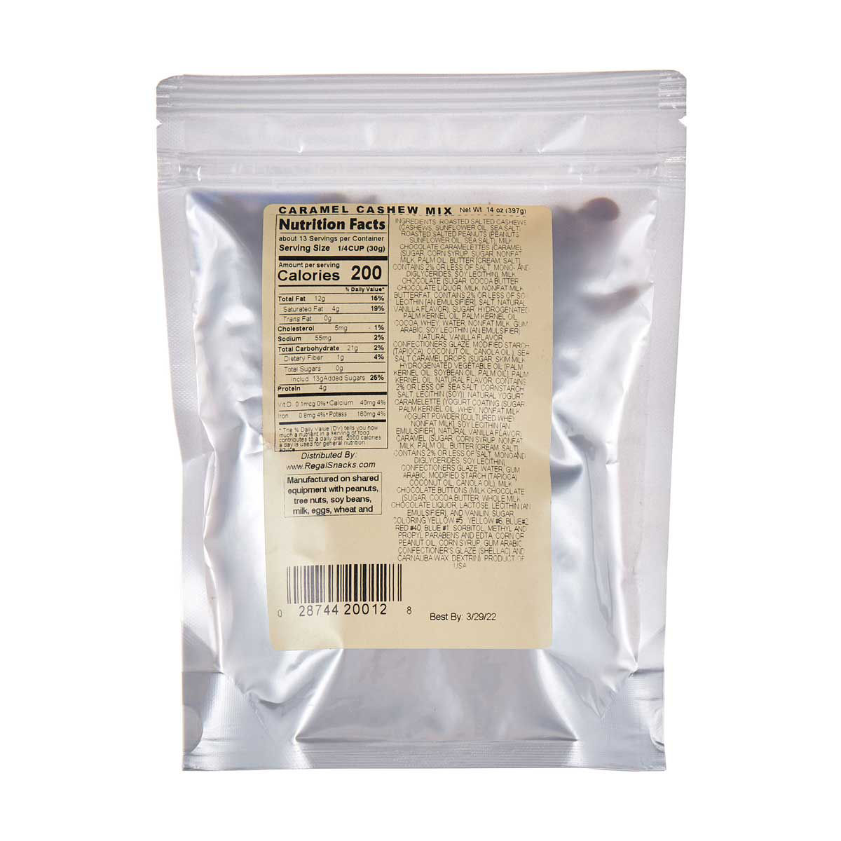 Regal Caramel Cashew Trail Mix, 14 oz.