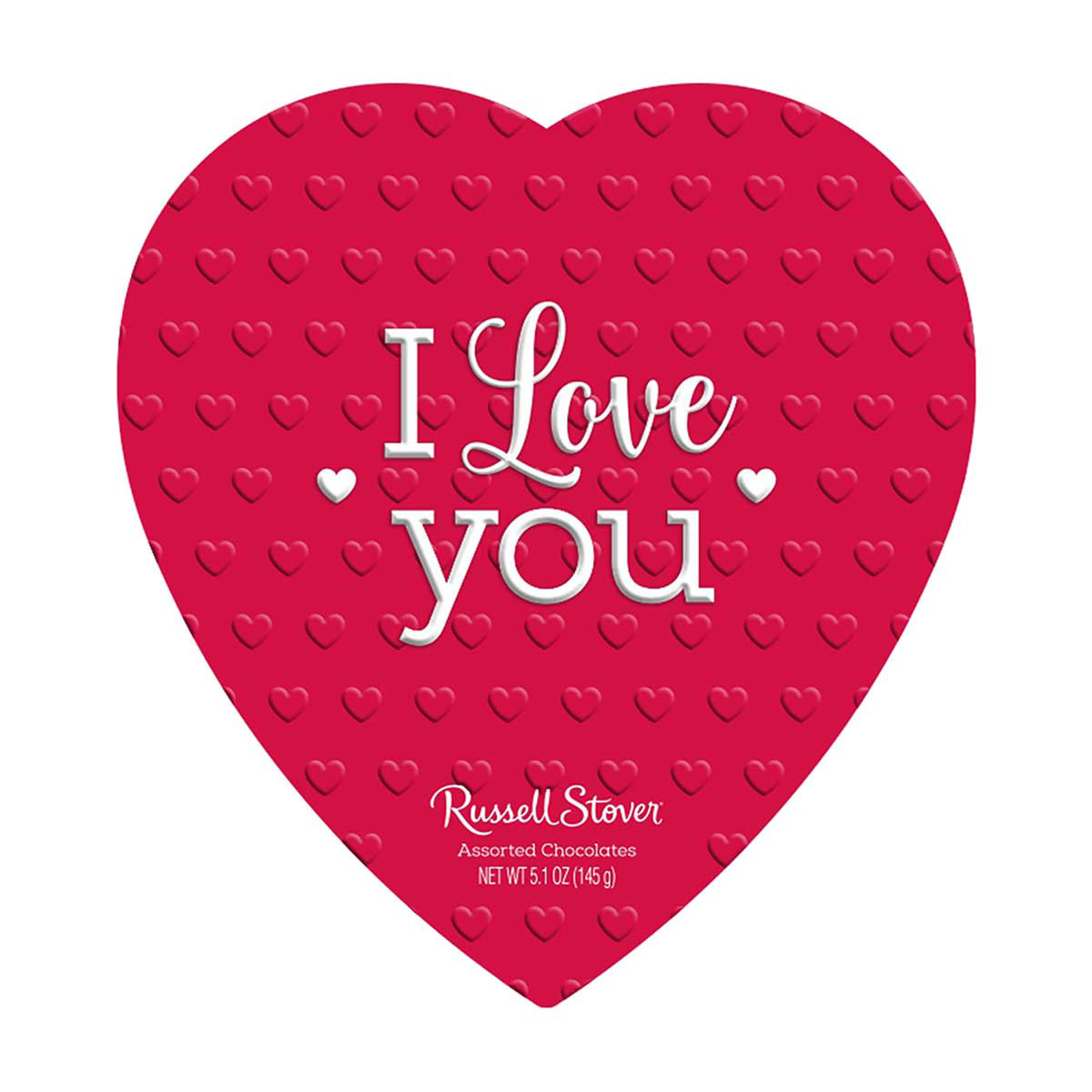 Russell Stover Valentine's Day 'I Love You Heart' Milk & Dark Chocolate