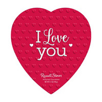 Russell Stover Valentine's Day 'I Love You Heart' Milk & Dark Chocolate Gift Box,