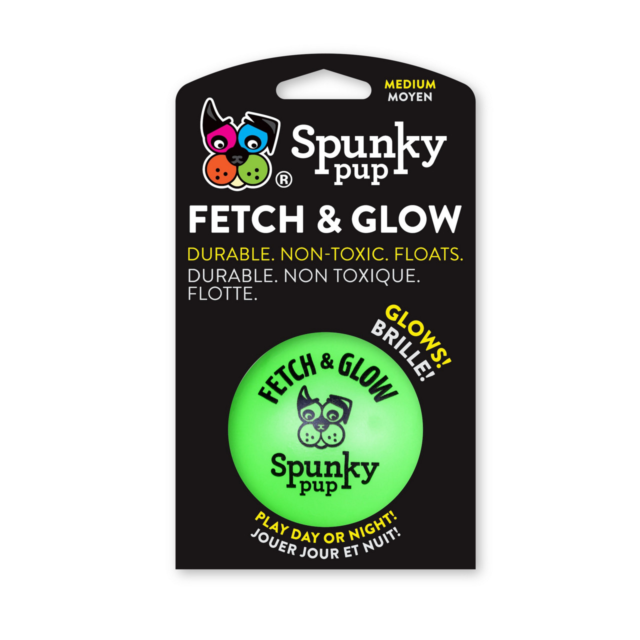 Spunky pup fetch shop and glow ball