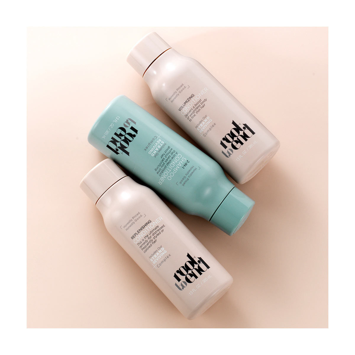 Root to End 2 in 1 Conditioning Shampoo, 13 fl oz