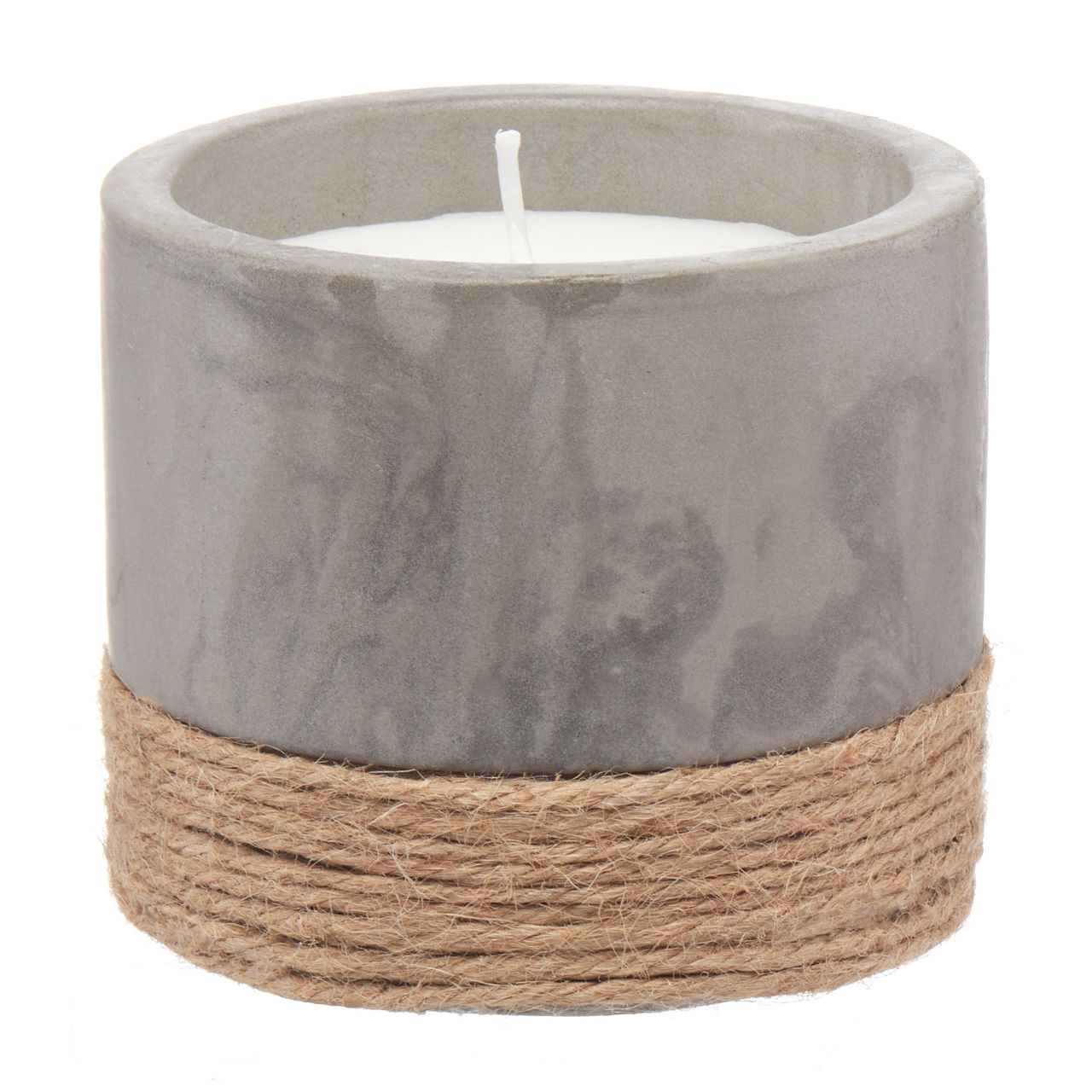Citronella Garden Candle with Rope Detail