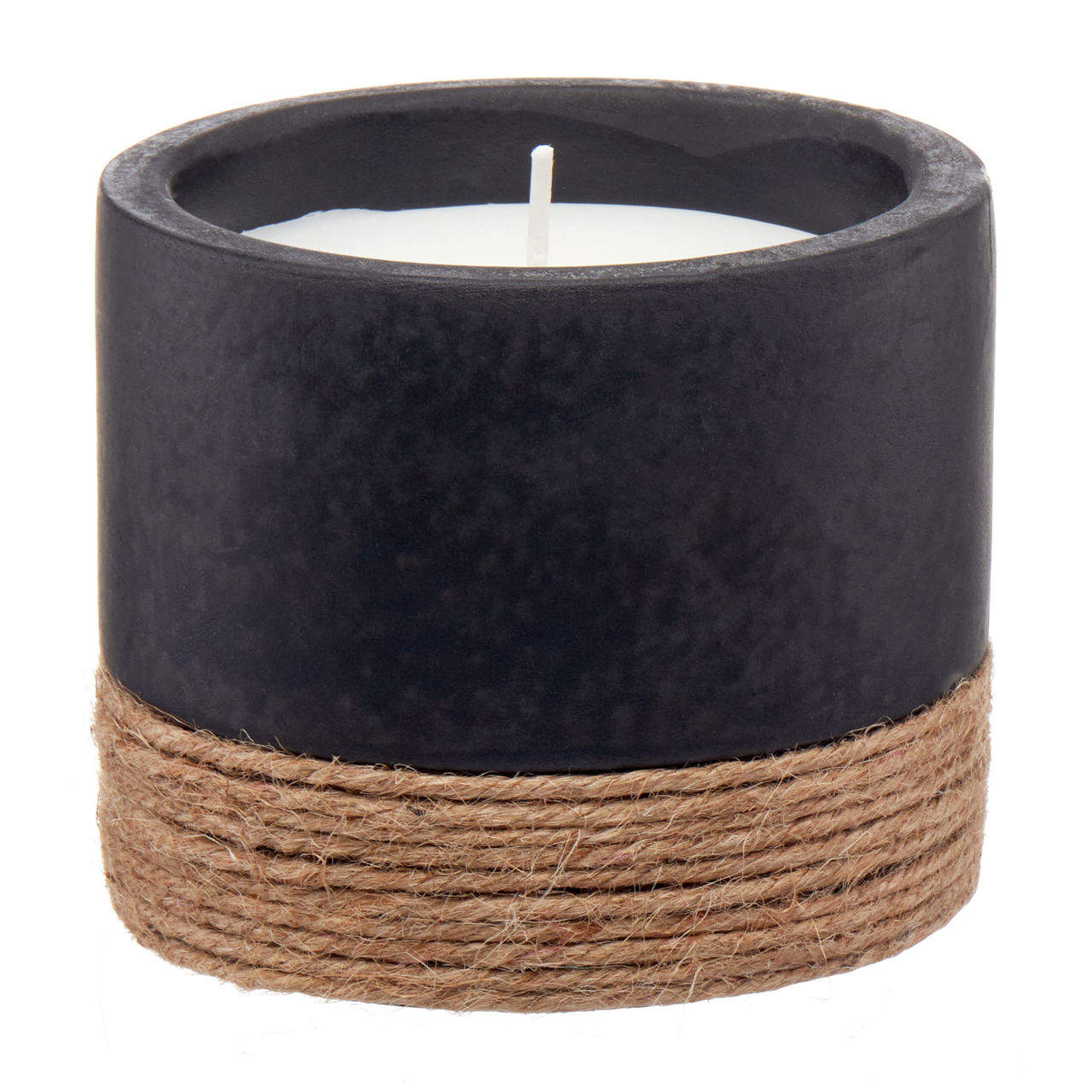 Citronella Garden Candle with Rope Detail