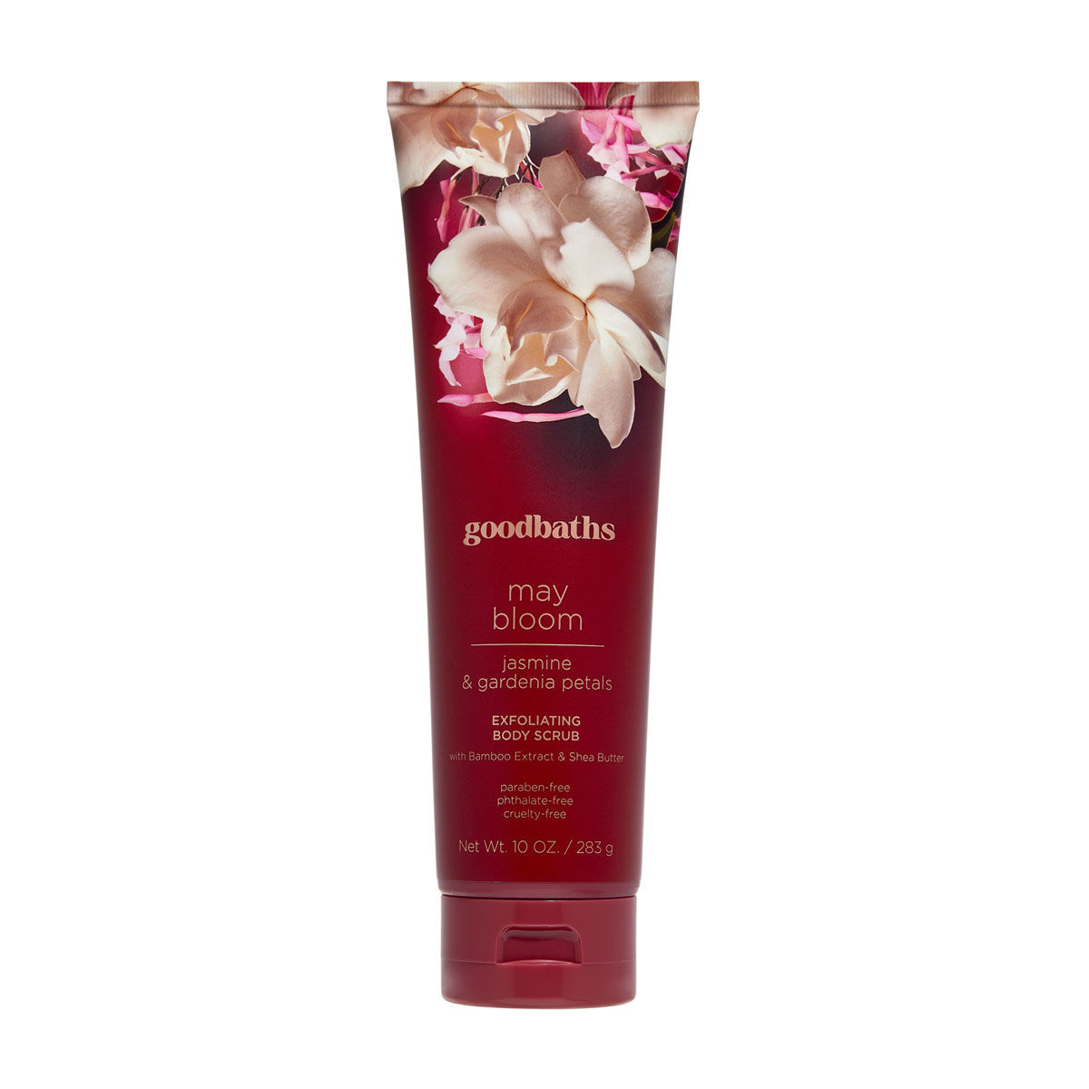 Goodbaths Exfoliating Body Scrub, May Bloom, 10oz.