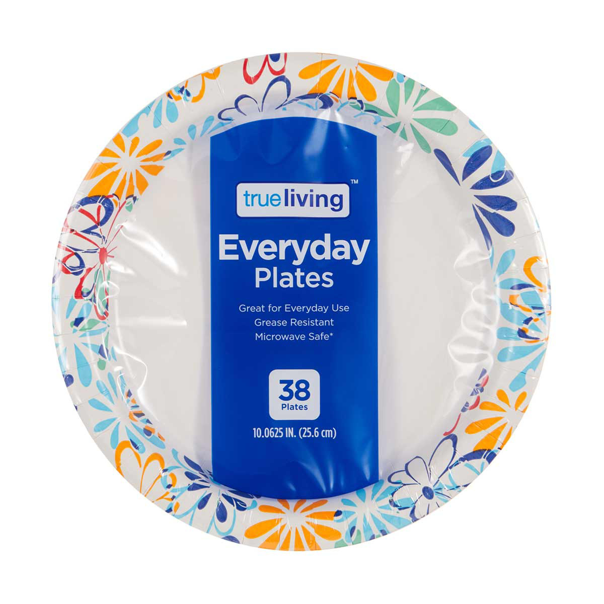 Trueliving Paper Plates 10 in 38 Count