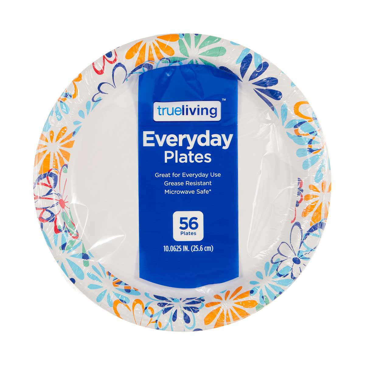 True Living Everyday Paper Plates 10 in 56 plates