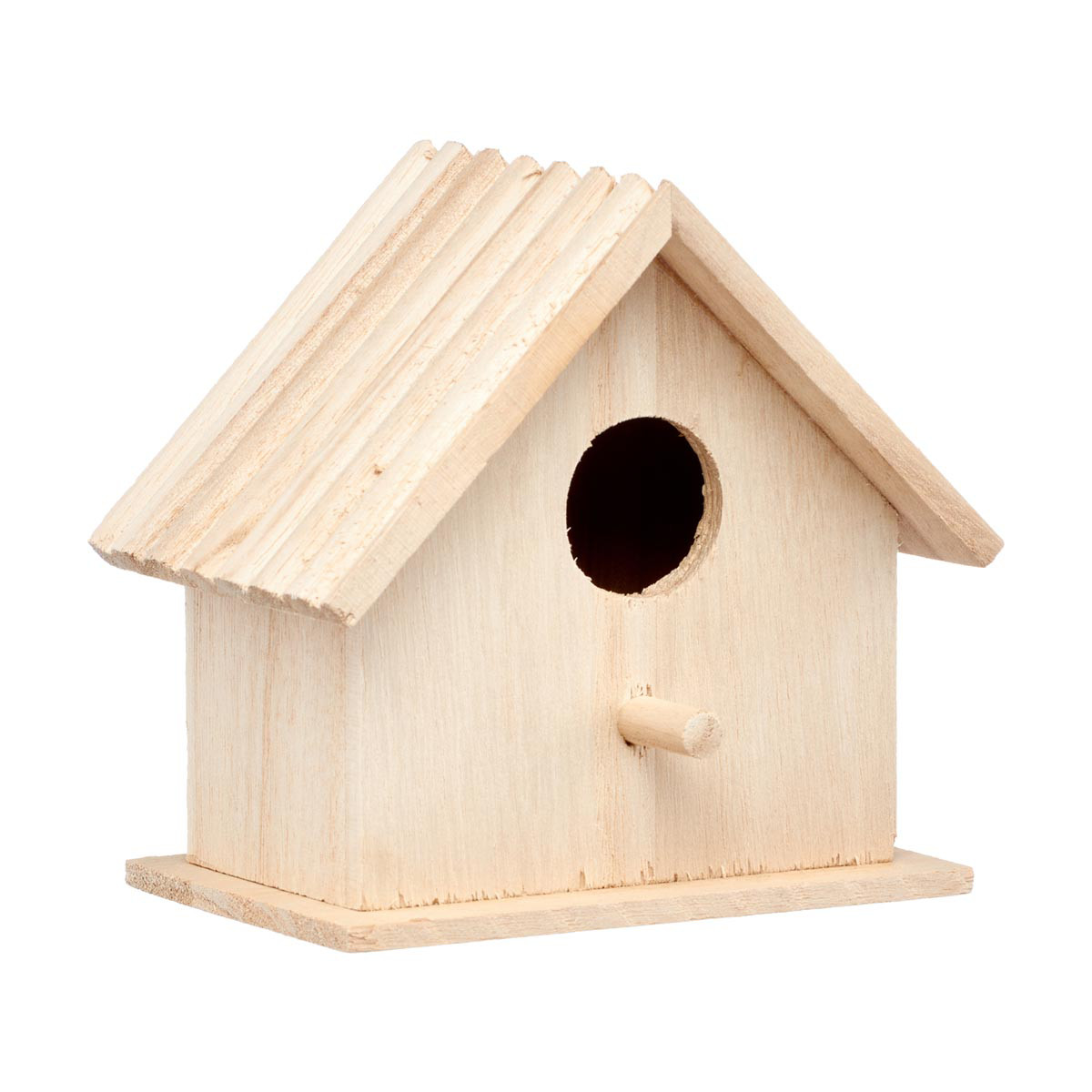 Unfinished Wood Birdhouse