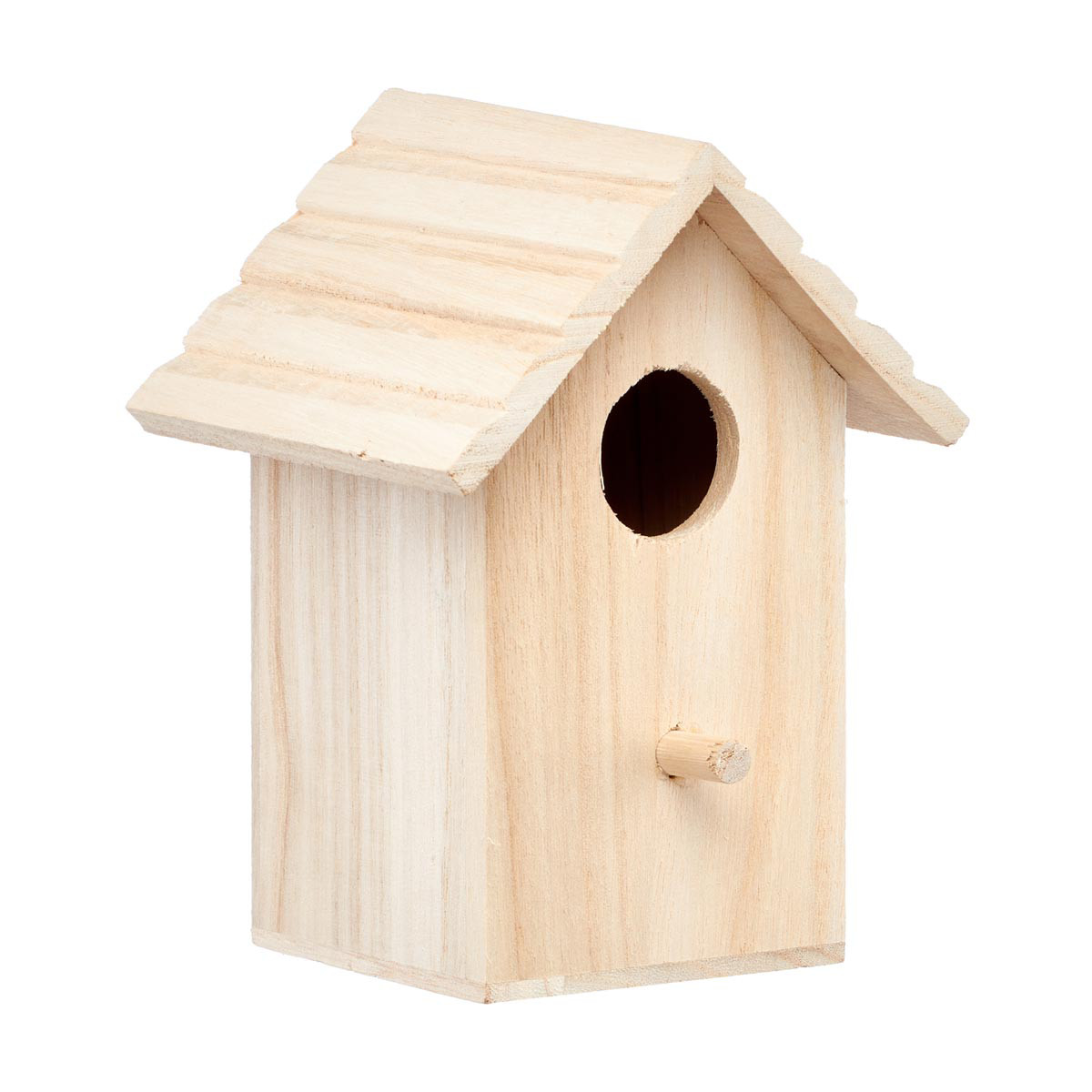 Unfinished Wood Birdhouse