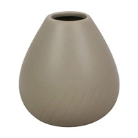 Sand Tapered Ceramic Decorative Vase