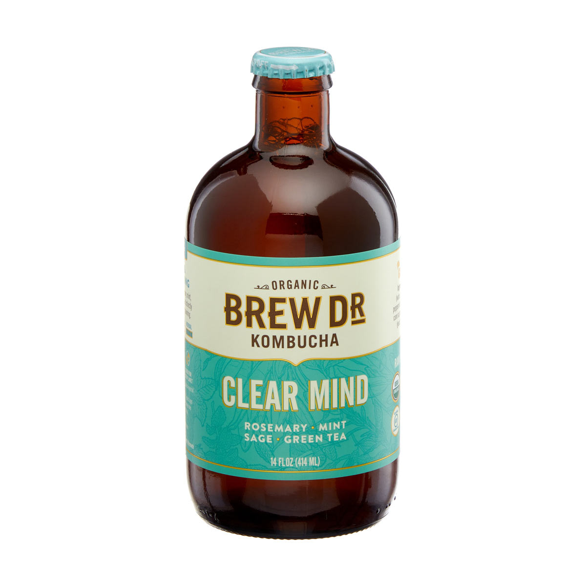 Brew Dr. Clear Mind Organic Kombucha, 14 fl. oz.
