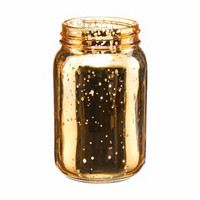Decorative Gold Mason Jar