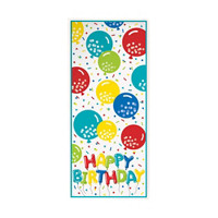 321 Party! Colorful Balloon Birthday Door Decorating Kit