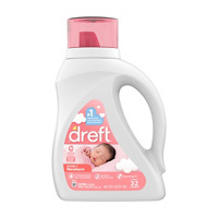 Dreft Stage 1 Newborn Liquid Laundry Detergent, 32 loads, 46 fl oz