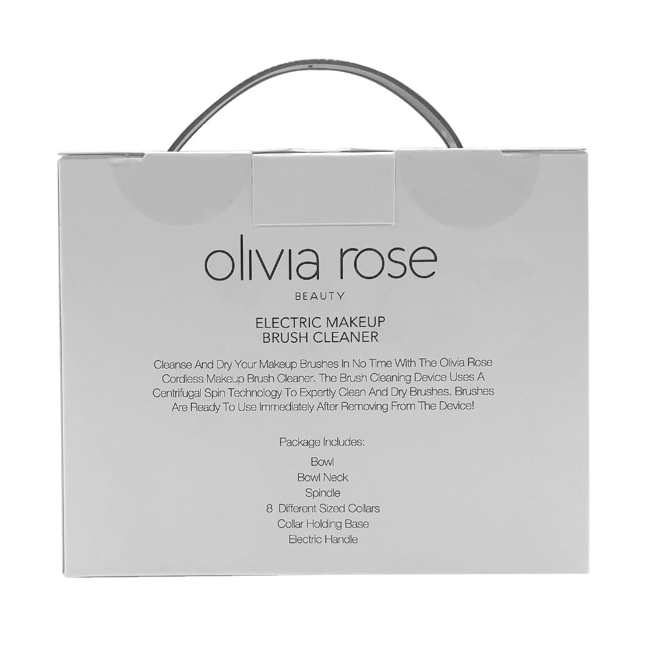 Olivia Rose Electric Makeup Brush Cleaner Spinner, Deep Cosmetic