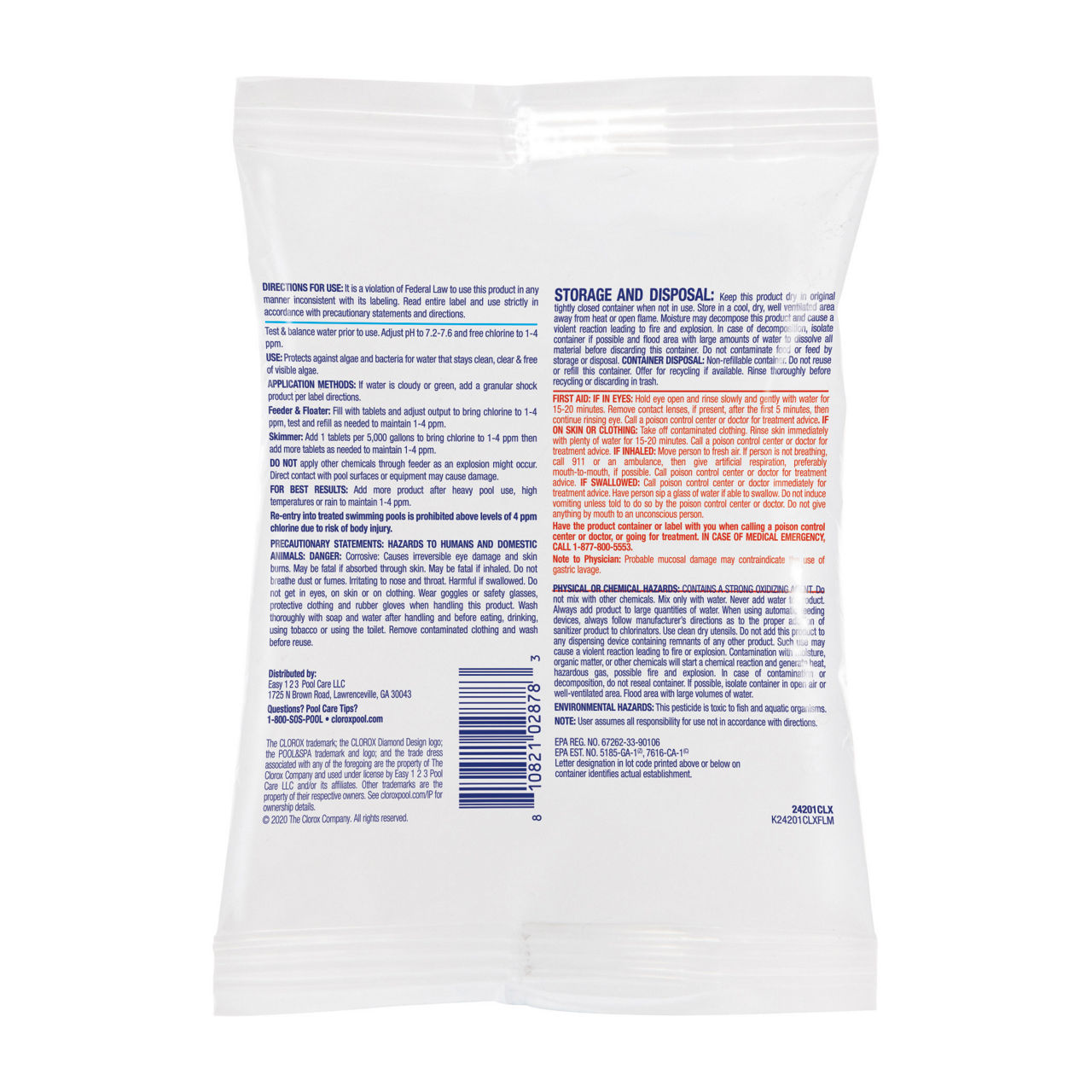 Clorox® Pool&Spa™ XtraBlue® Chlorinating Tablets