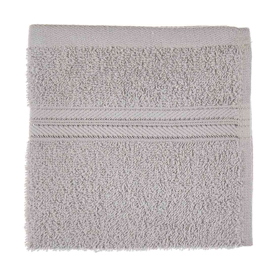 Low Lint Washcloth, Light Gray