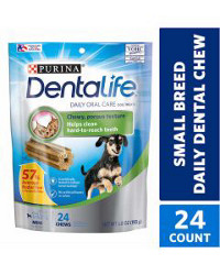 Purina Dentalife Daily Oral Care Dog Treats, 6.8 oz, 24 ct