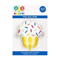 321 Party! Cupcake Foil Balloon