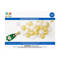 321 Party! Champagne Balloon Cascade Kit