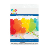321 Party! Rainbow Balloon Centerpiece