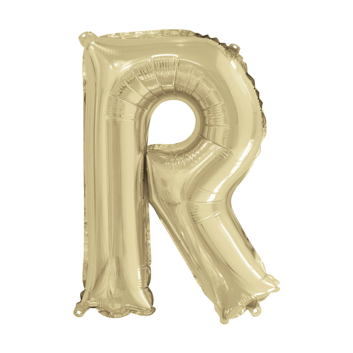 Golden Foil Letter 'R; Balloon, 14 Inches