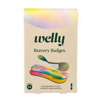 Welly Colorwash Flex Fabric Bandages, 24 ct