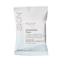 Believe Beauty Exfoliating Pads, 30 Count