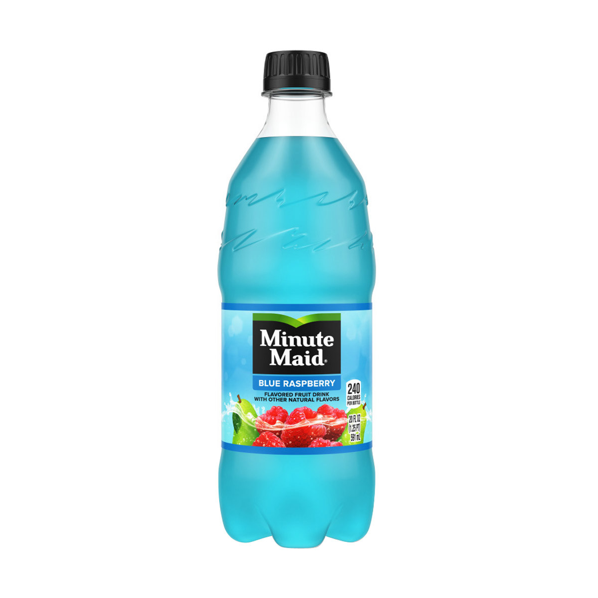 Minute Maid Blue Raspberry Bottle, 20 fl oz
