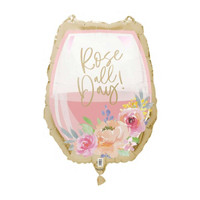 17-in. Foil Rosé All Day Wine Glass Balloon