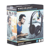 Vivitar Wired Headset with Adjustable Microphone
