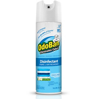OdoBan Fabric and Air Freshener Disinfectant Spray, Fresh Linen Scent, 14.6 oz.