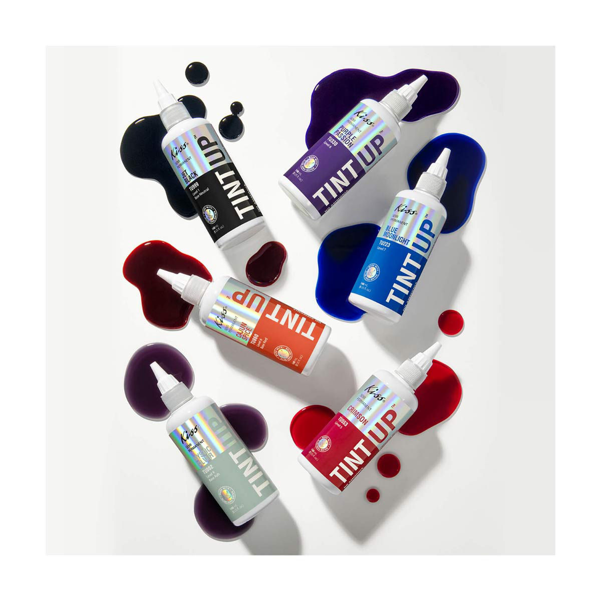 KISS TintUp Semi Permanent Hair Color, 148mL (5 fl oz) Cajun Spice