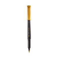 Zebra Metallic Brush Pen, Gold