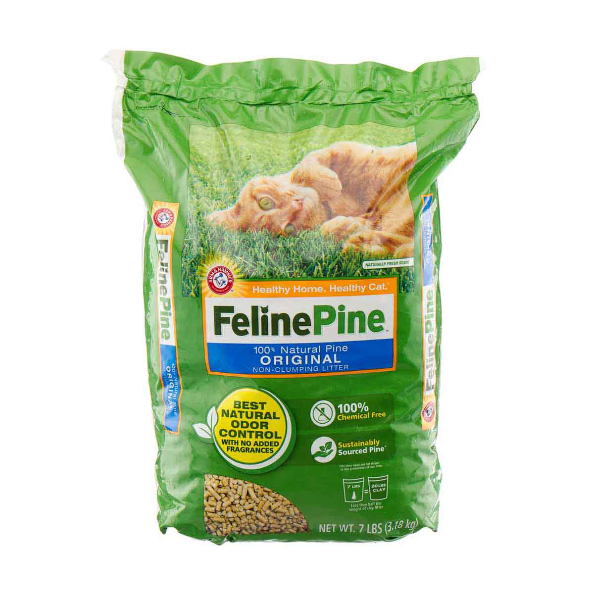 Feline pine original shop non clumping litter