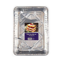 Foil Disposable Cake Pan with Lid, 9x13 in.