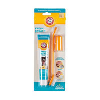 Arm & Hammer Advanced Care Fresh Breath Dog Dental Kit Vanilla Ginger Flavor, 2.5 oz.