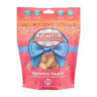 Foppers Gourmet Pet Treat Bakery Sprinkle Hearts Pet