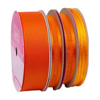 Morex Ribbon Orange Sonya Ribbon, 5/8 Inches x 4 Yard