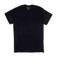 Gildan Solid Black T-Shirt, Medium