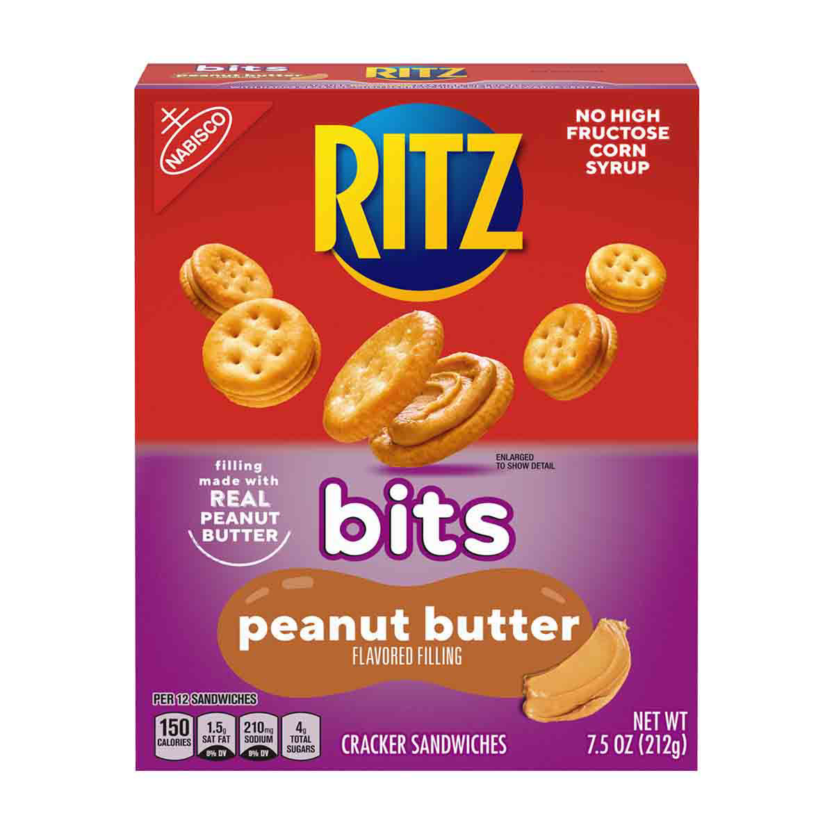 Ritz Bits Peanut Butter, 7.5 oz