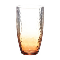 Ombre Dimpled Glass Drinking Tumbler, 23 oz.