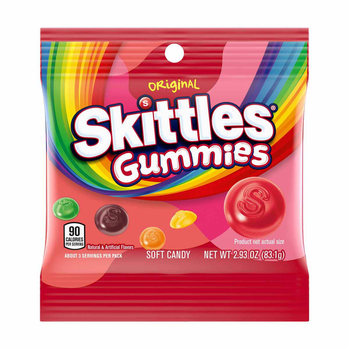 Skittles Gummies Original, 2.93 oz