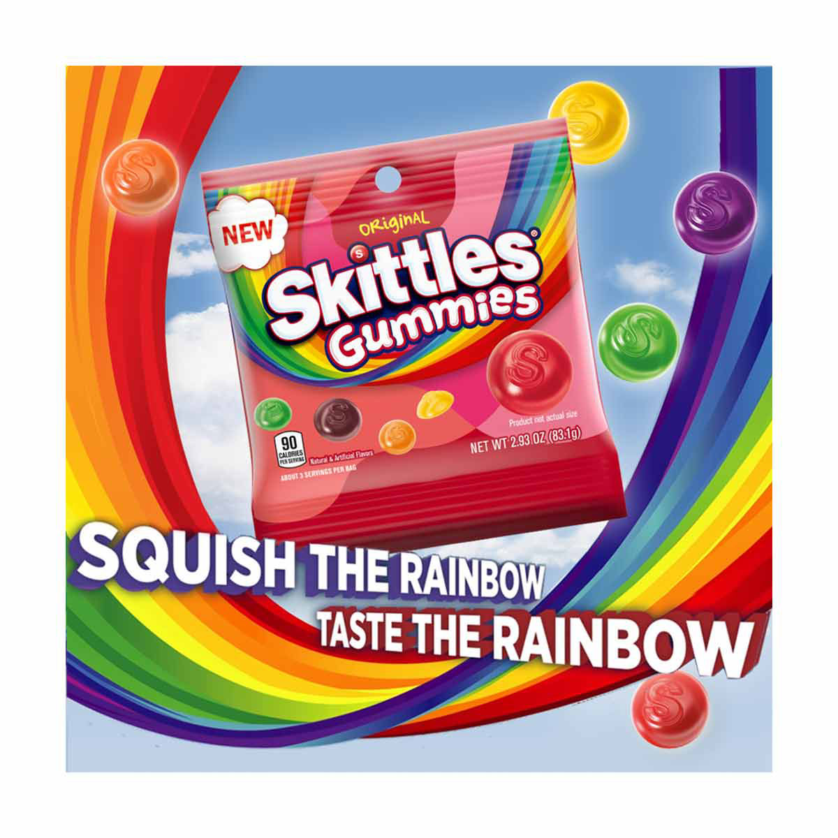 Skittles Gummies Original, 2.93 oz