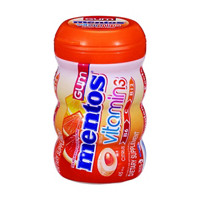 Mentos Sugar Free Chewing Gum with Vitamins, Citrus Flavor, 45 ct