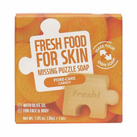 Farmskin Missing Puzzle Soap, Pore-Care Carrot