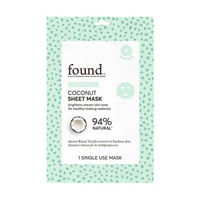 Found Brightening Single Use Coconut Sheet Mask, 1