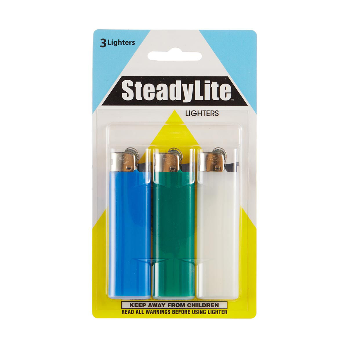 Steadylight Lighters, 3 pack