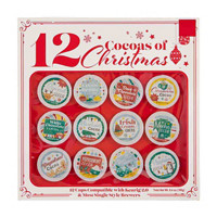 Grove Place Market 12 Cocoas of Christmas Keurig 2.0 Compatible Gift Set