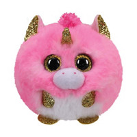 Ty Puffies Fantasia Pink Unicorn, 4 Inches